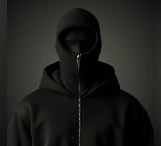 Men's Full Sleeves Zipper Hoodie with Mask